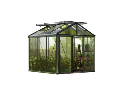 Gewächshaus DIAMAS 21 - Basic - Aluminium, Set XL