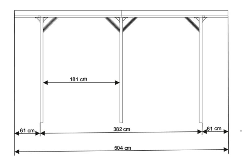 Carport Aluminium eloxiert 