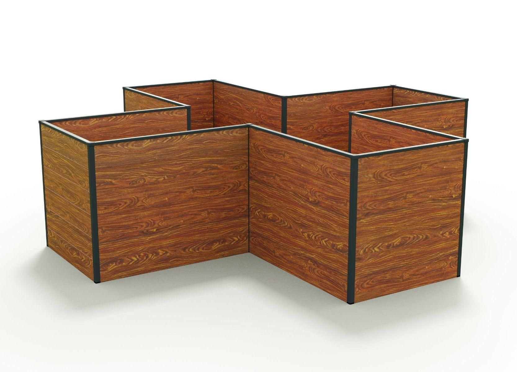 Hochbeet Elisabeth-Holzoptik 269
